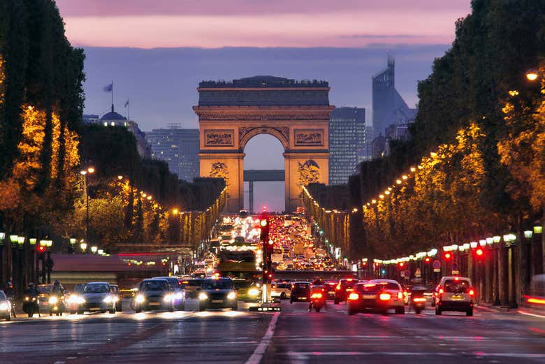 Parigi al tramonto