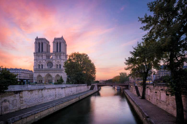 Notre-Dame al tramonto