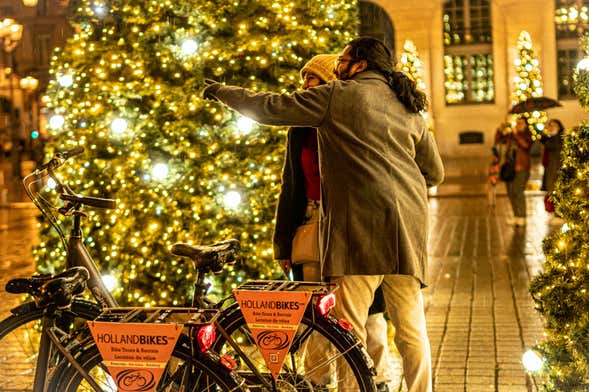 Tour natalizio di Parigi in bicicletta